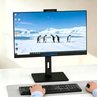 Computadora todo en uno de 21.5 y 23.8 pulgadas con pantalla táctil IPS, computadora de escritorio AIO con procesador i5, i7 o i9, 16 GB de RAM, 512 GB de SSD, ideal para oficina y escuela.