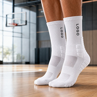 Chaussettes de sport d'extérieur pour hommes et femmes, chaussettes de sport personnalisées avec logo, chaussettes de basketball confortables pour toutes les saisons