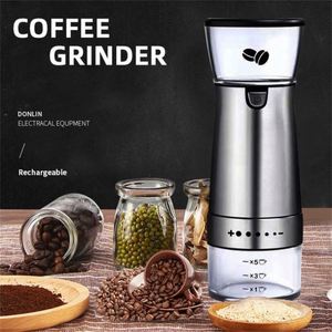 Molino de Café Eléctrico Portátil USB de Fácil Personalización, Mini Molinillo de Granos de Café Electrónico Automático con Cable - Product Image 2