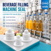 Joint d'étanchéité sanitaire en PTFE de qualité alimentaire pour pompes, vannes et machines de remplissage destinées à la transformation alimentaire et aux boissons