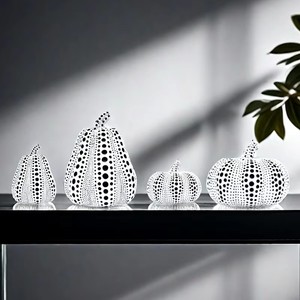 Adornos Decorativos para el Hogar con Diseño de Calabaza de Espuma con Puntos, para Halloween y Acción de Gracias, Gran Venta 2026 - Product Image 1