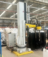 Machine de palettisation à colonne unique avancée pour une utilisation industrielle à haute efficacité avec emballage de film pour barils de tabac en plastique