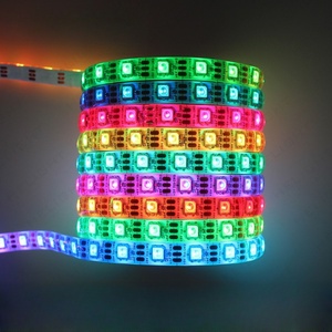 Cob <span class=keywords><strong>Led</strong></span> Strip Color colorido Dmx <span class=keywords><strong>Digital</strong></span> Ws2812 Ws2811 2812b Pixel 5V Rgbic Direccionable <span class=keywords><strong>Led</strong></span> Strip Light Ws2812b - Product Image 5