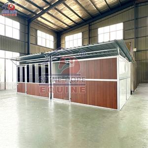 Pannelli per Box Cavalli Portatili Stile Scuderia a Schiera Rifugio per Equini - Product Image 5