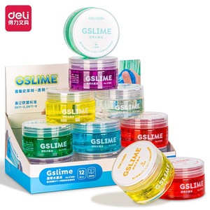Deli Gslime Transparent Crystal <b>Slime</b> 67866 Canned Diy Kids Playdough - Product Image 5