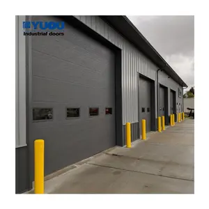 Overhead Sectional Garage Metal Roll Up Door For Warehouse Industry