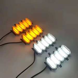 Nueva Rejilla LED MINGLIDA para Suzuki Jimny, Luces Diurnas, Modificación de Faros Delanteros, Actualización 12V 72W, Amarillo Blanco - Product Image 2