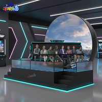 Installation facile ODM Projection de simulation de dômes intérieurs à 360 degrés pour la projection d'expérience immersive 3D de musée/planétarium