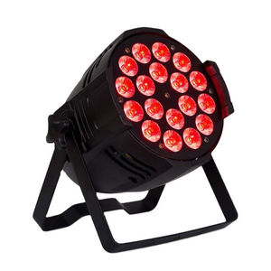 Luces LED Par <span class=keywords><strong>AMG</strong></span> en Oferta, 18x10W DMX512 RGBW, Ra95 CRI, Regulable, 5000K Luz Diurna, Iluminación de Escenario de Aluminio para Conciertos, Clubs y Fiestas - Product Image 2