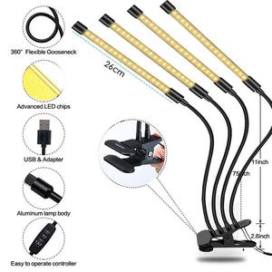 DD3032 più nuova lampada a LED per la crescita a spettro completo per piante d'appartamento luce Bonsai Clip su luci da coltivazione per piante da interno - Product Image 3