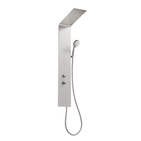 Panneaux muraux de douche étanches en acier inoxydable 304 pour salle de bain avec kit de panneau mural de douche