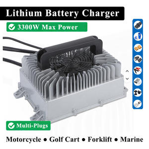 เครื่องชาร์จแบตเตอรี่ลิเธียมโพลิเมอร์ 120 โวลต์ สำหรับมอเตอร์หลายตัว <span class=keywords><strong>4</strong></span> 12 โวลต์ ลิเธียม 60 แอมป์ รถยกไฟฟ้า 48 โวลต์ ลิเธียมโพลิเมอร์ <span class=keywords><strong>4</strong></span> 16 เซลล์ 100 แอมป์ชั่วโมง เครื่องชาร์จแบตเตอรี่ 80 โวลต์ 200 แอมป์ชั่วโมง - Product Image 1