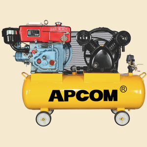 Compresor de Aire de Pistón a Gasolina Silencioso APCOM Directo de Fábrica, 3HP-6HP, Eléctrico Opcional, Portátil, Industrial - Product Image 4