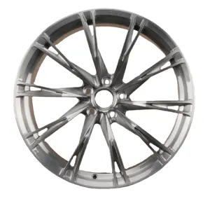 Forged wheel rims Brushed Gray forged wheels 6061T fit for Modified wheel hub of luxury car