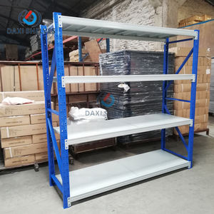 Estanterías Ajustables de Servicio Mediano, Estanterías de Almacenamiento de Acero para Almacén, Estanterías Industriales Blancas para Contenedores de Envío - Product Image 5