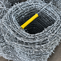 Fil de clôture galvanisé haute résistance pour la protection du bétail des fermes et ranchs - Fournisseur d'usine de fil barbelé