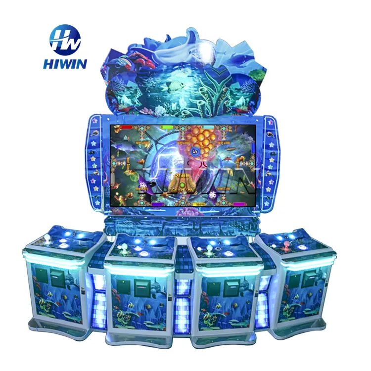 USA Trending fishing arcade airplane shooting 5 in 1 games skill game cabinets crab king fish game table