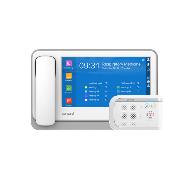 Yarward Waterproof Nurse Call System SIP Protocol for VoIP Integration 1000ft Wireless Distance ABS Material Nursing Homes