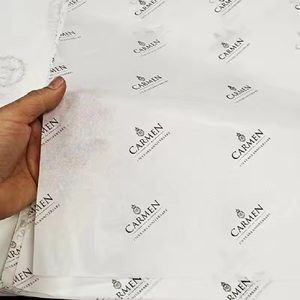 High Quality Wholesale White Custom Tissue <b>Paper</b> Silk <b>Paper</b> With Your Own Logo Wrapping Tissue <b>Paper</b> - Product Image 2