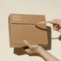 Caja de Cartón Corrugado Personalizada con Cierre Autoadhesivo, Plegable, con Relieve, Color Offset Vívido, Embalaje Ecológico Reciclable de Alta Resistencia