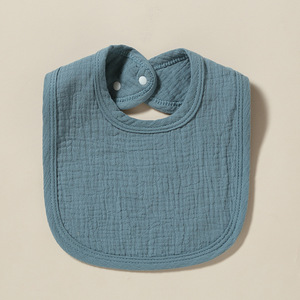 ผ้าพันคอให้อาหาร6ชั้นสำหรับทารกแรกเกิดผ้าพันคอซับน้ำลายผ้าฝ้าย100% สีพื้น - Product Image 3