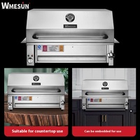 Grille de barbecue de table en acier inoxydable sans fumée intégrée pour une cuisson en plein air pratique Barbecue électrique intégré