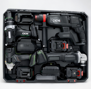 Trapano Avvitatore <span class=keywords><strong>a</strong></span> <span class=keywords><strong>Impulsi</strong></span> Portatile Elettrico Senza Fili Brushless 21V/18V Compatto con Batteria al Litio - Kit di Fabbrica - Product Image 5