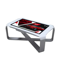 Kiosque interactif intelligent avec écran LCD Android pour hôtel et restaurant, table tactile multi-jeux et multi-café
