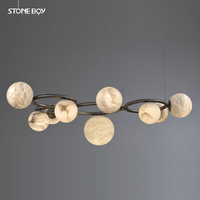 Lampe murale globe postmoderne en acier inoxydable pour salon, escalier, couloir, chambre à coucher, éclairage décoratif de chevet