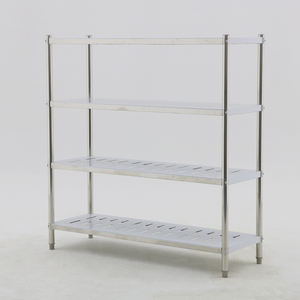 رف تخزين أرفف تثقيب من الفولاذ المقاوم للصدأ مستلزمات الفنادق للاستخدام التجاري في تقديم الطعام - Product Image 2