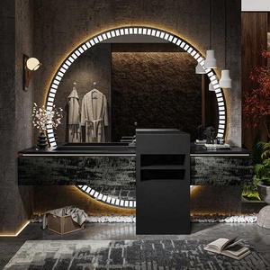 Gabinetes <span class=keywords><strong>de</strong></span> baño <span class=keywords><strong>de</strong></span> estilo italiano Mueble <span class=keywords><strong>de</strong></span> baño <span class=keywords><strong>de</strong></span> hotel <span class=keywords><strong>de</strong></span> madera Gabinete <span class=keywords><strong>de</strong></span> tocador negro <span class=keywords><strong>de</strong></span> <span class=keywords><strong>moda</strong></span> para Baño - Product Image 1