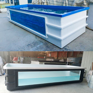 Bassin rond en PRV pour l'élevage de poissons, l'écloserie de crevettes, système aquaponique, élevage de poissons et crevettes, haute qualité - Product Image 5