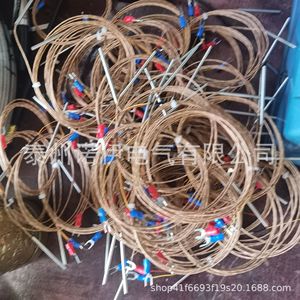 สายเซ็นเซอร์วัดอุณหภูมิใยแก้วชนิด K GG K 36 30 24 สำหรับใช้งานในอุตสาหกรรม หุ้มด้วยซิลิโคน ตัวนำทองแดง - Product Image 1