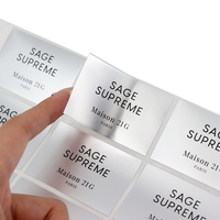 Étiquettes de bouteille de bougie parfumée en feuille d'argent brillant personnalisées feuille d'autocollants en vinyle PET avec logo imprimé UV pour cosmétiques et parfums