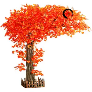 Hoge Kunstmatige Rode Esdoorn Voor Bruiloft Decoratie, Goede Kwaliteit Maple Logs Voor Verkoop