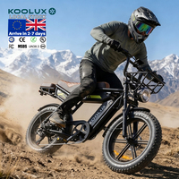 Nouvelle Arrivée 2026 KOOLUX X9pro Vélo Électrique 20 Pouces avec Double Batterie au Lithium, Porte-Bagages Arrière, Pneus Fat BMX, Moteur Brushless, Cadre en Acier, 7 Vitesses