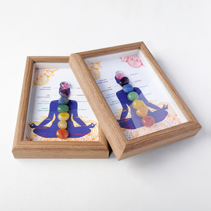 Venta al por mayor cristales curativos naturales siete chakras <span class=keywords><strong>cristal</strong></span> marco adornos artesanías de <span class=keywords><strong>cristal</strong></span> <span class=keywords><strong>para</strong></span> la decoración del hogar - Product Image 5