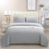 फैक्टरी मूल्य आरामदायक 100% कपास ब्रश लक्जरी बिस्तर सेट चादर