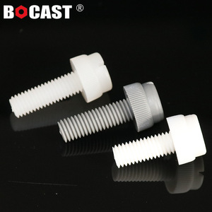 สกรูพลาสติกแบบมีร่อง Bocast M3 M8 เมตริก ทนกรด ทนด่าง ฉนวนกันความร้อน ขันด้วยมือ ทนสารเคมี - Product Image 1