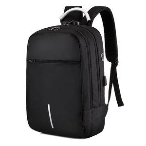 Mochila Unisex Moderna con Diseño Geométrico, Impermeable, Anti-Robo, con Puerto USB, Material Oxford, Cierre de Cremallera, Capacidad de 20-39L, Malla de Resina - Product Image 3