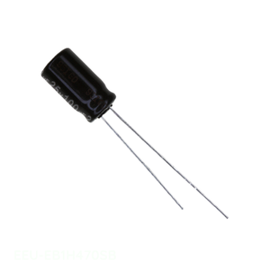 Condensateur radial en aluminium 47 µF 20 % 50 V EEU-EB1H470SB à traversage de circuit (TH) - Product Image 1