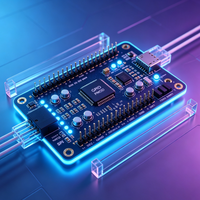 Placa de Desarrollo SMD de Montaje Superficial con Funciones Completas, Compatible con Comunicación I2C, Ensamblaje Integrado PCB PCBA para Proyectos Industriales