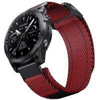 Correa de liberación rápida de nailon de 26mm para Garmin Fenix 7X 6X Pro Epix Pro Gen 2 Fenix5X 5XPlus Tactix, correa de reloj de tela elástica