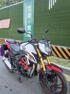 Moto rétro vintage Haojue DR160-162cc 4 temps haute puissance avec freins à double disque + démarrage électrique/à manivelle CBS, couleurs mélangées - Product Image 2