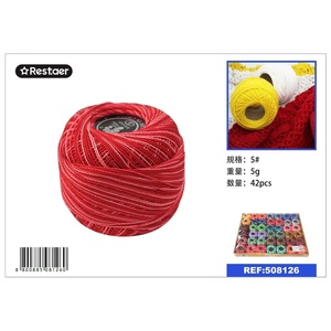 Filo da ricamo 5g 42 pz 100% poliestere Rayon tinto ad alta tenacità per cucire scarpe 8800885081260 - Product Image 1