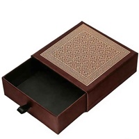 Boîte cadeau coulissante rigide de luxe, faite à la main, de haute qualité, avec logo personnalisé imprimé et estampage à chaud, pour l'électronique (vente en gros)