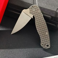 Couteau d'extérieur en alliage d'aluminium CN SDC81, mini couteau de survie portable pour la randonnée et le camping