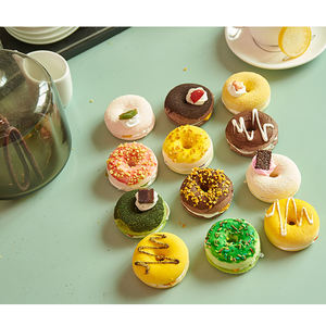 공장 주문 귀여운 감미로운 도넛 도넛 냉장고 메시지 자석 가장 음식 자석 - Product Image 2