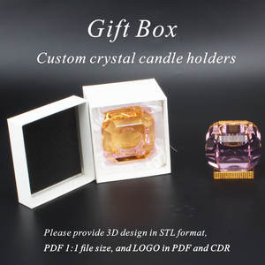 Vase à fleurs de table en cristal K9 moderne de luxe nordique, artisanat en cristal taillé à la main pour les occasions de mariage - Product Image 6