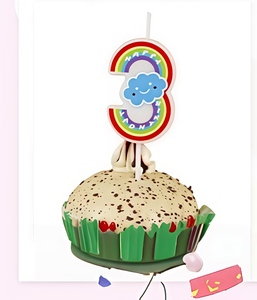 Bougies d'<span class=keywords><strong>anniversaire</strong></span> <span class=keywords><strong>en</strong></span> gros <span class=keywords><strong>en</strong></span> forme de chiffres avec vermicelles pour garçons et filles, décorations de gâteaux fantaisie, bougies d'<span class=keywords><strong>anniversaire</strong></span> scintillantes pour gâteaux - Product Image 3